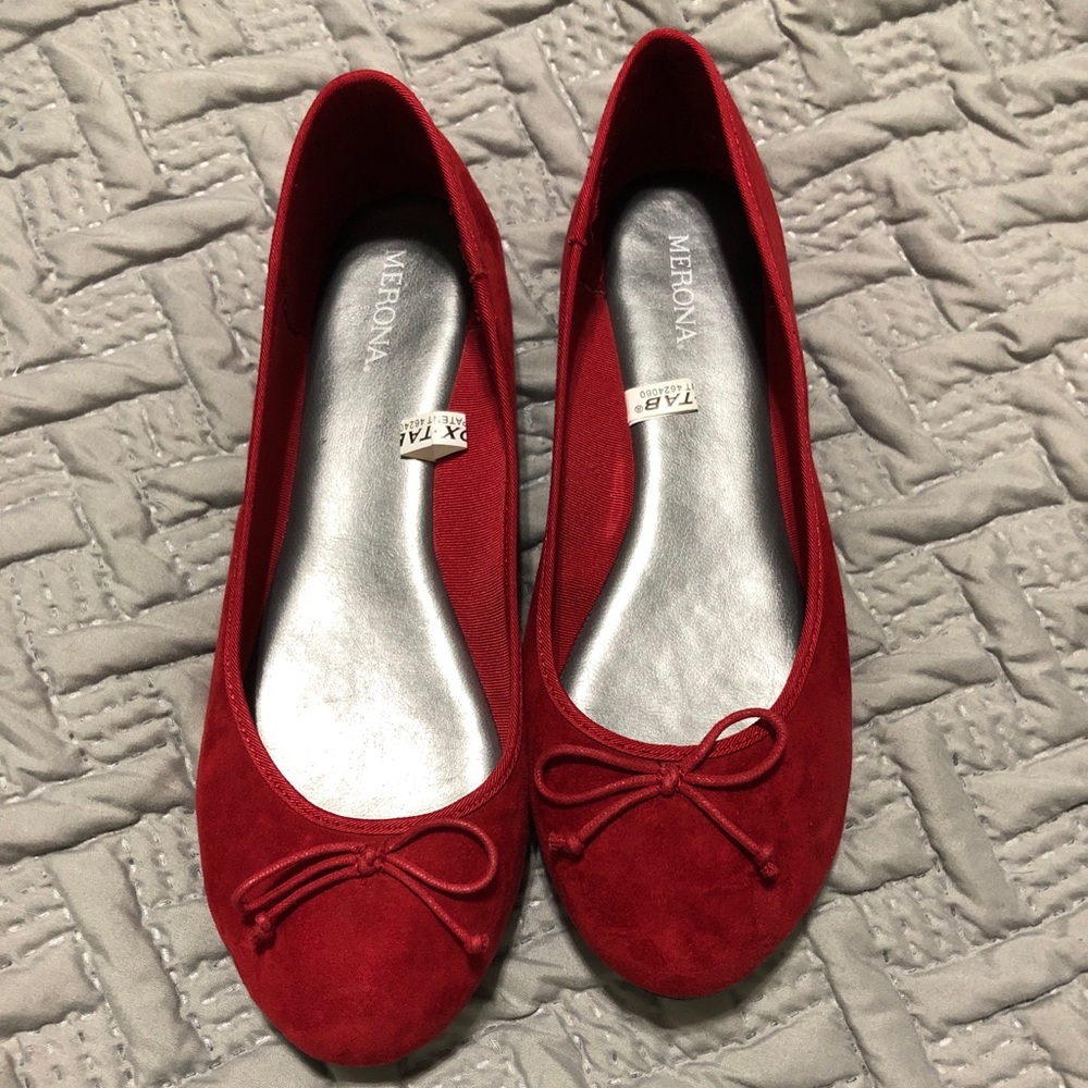 Brand new Red Flats
